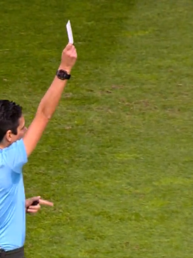 First ever white card of Football match: Historic moment!
